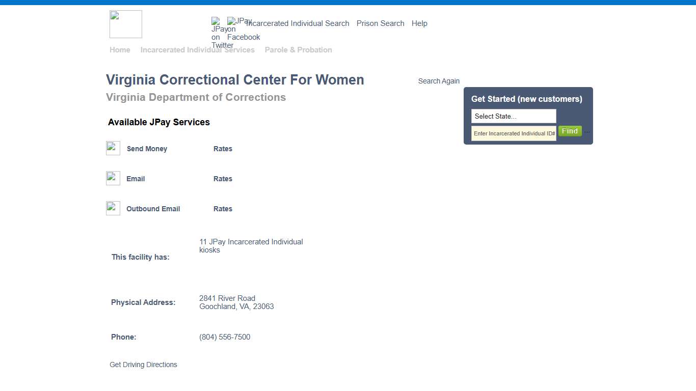Virginia Correctional Center For Women