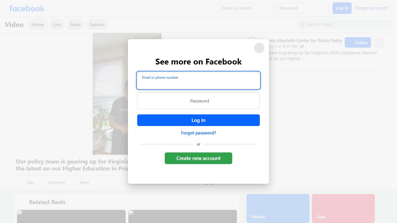 Our policy team is gearing up for Virginia’s 2026 Legislative Session! Get the latest on our Higher Education in Prison (HEP) initiatives from Kenneth Hunter. Stay tuned for updates! | Virginia Interfaith Center for Public Policy | Facebook